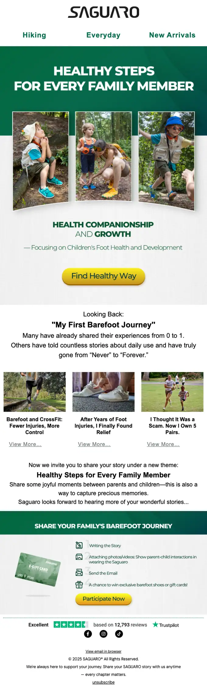 Saguaro survey email, full length
