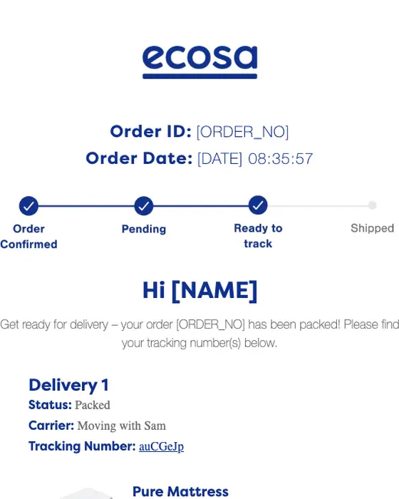 Ecosa email