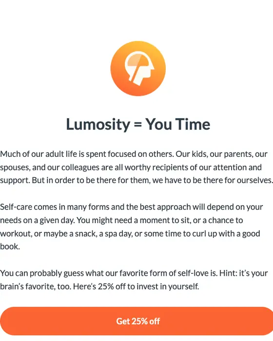 Lumosity email