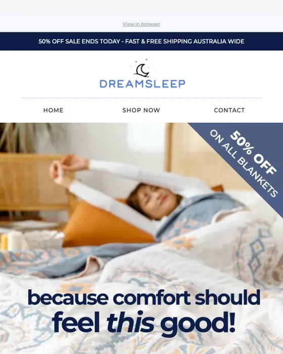DREAMSLEEP AUSTRALIA sale email
