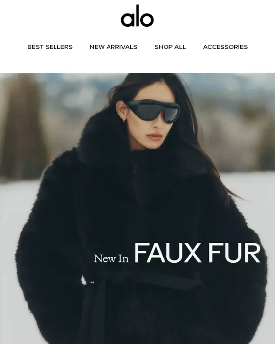 ALO product launch email