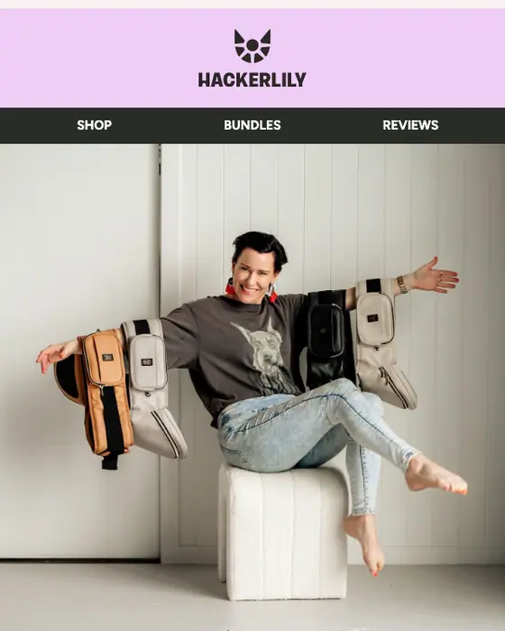 Hackerlily order confirmation email