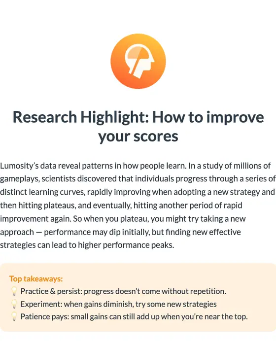 Lumosity newsletter email