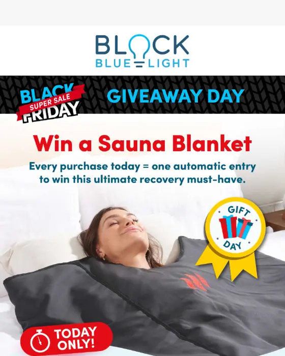 BlockBlueLight promotional email