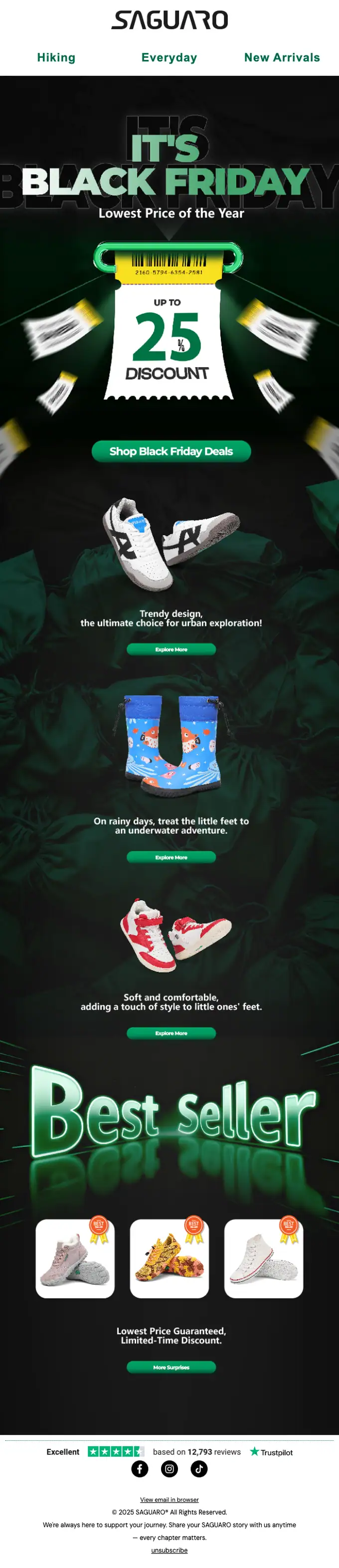 Saguaro sale email, full length