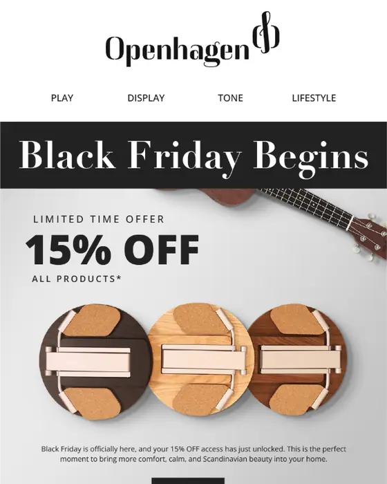Openhagen sale email