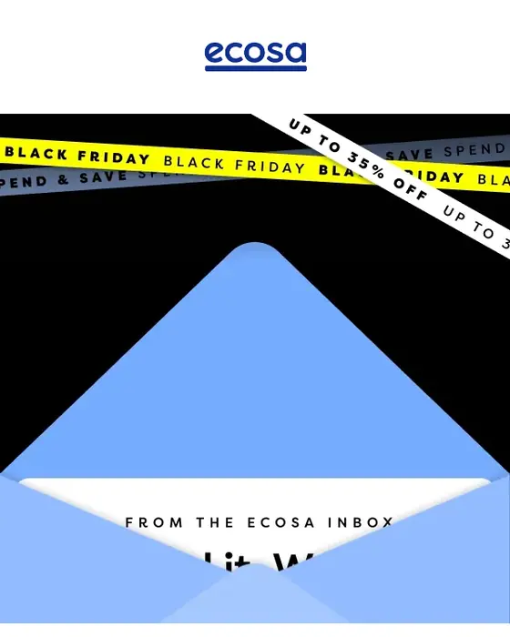 Ecosa promotional email
