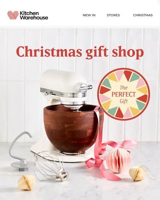Kitchen Warehouse Christmas email