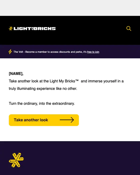 Light My Bricks Australia re engagement email