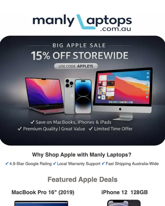 ManlyLaptops.com.au email