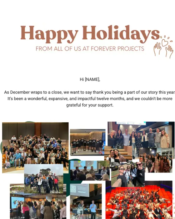 Forever Projects email