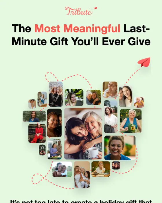 Tribute Christmas email