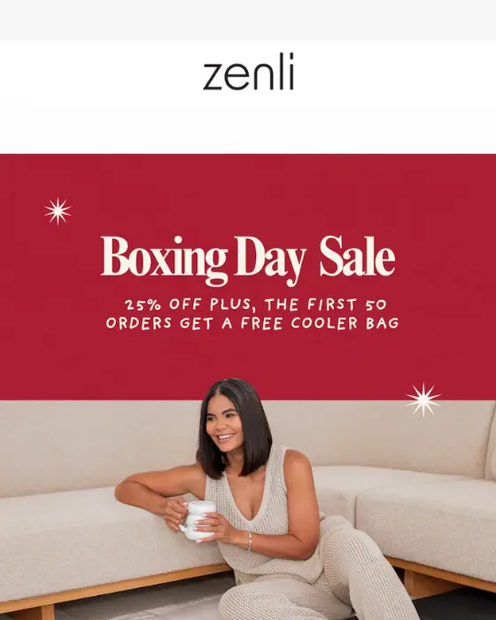 Zenli seasonal email