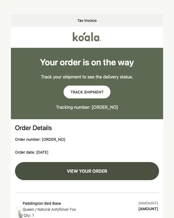 Koala AU email