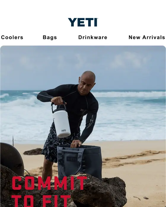 YETI promotional email