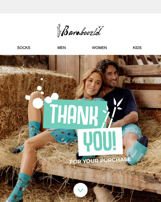 Bamboozld thank you email