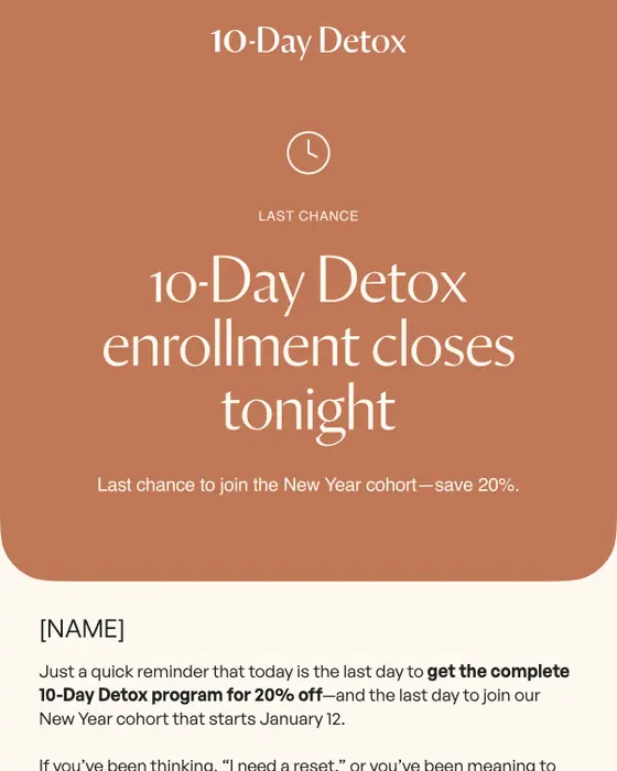 Dr. Mark Hyman promotional email