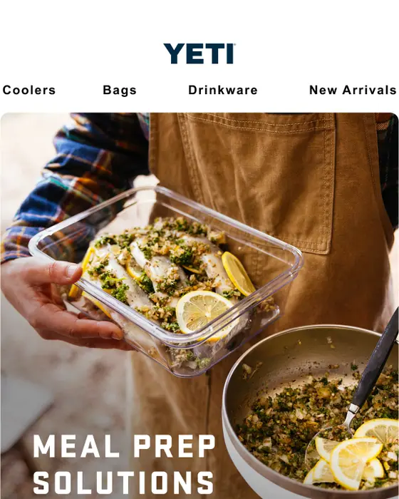 YETI promotional email
