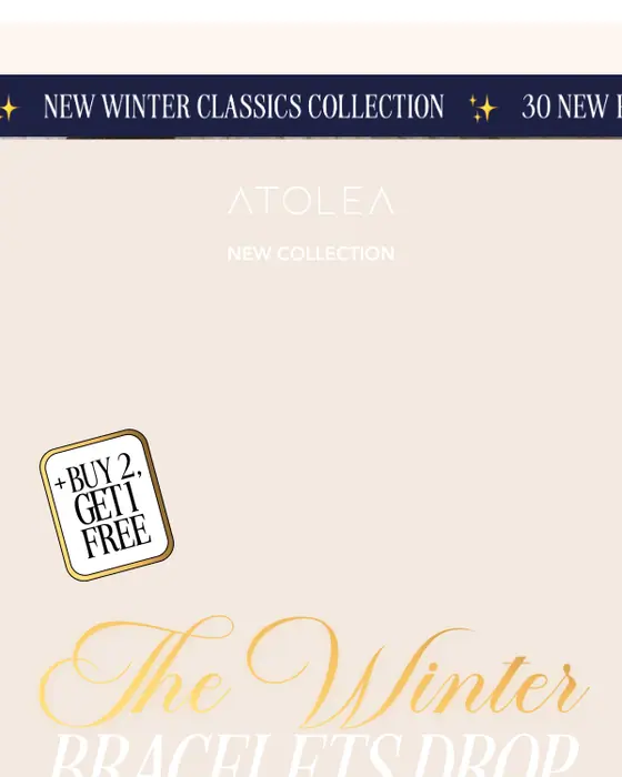 Atolea Jewelry product launch email