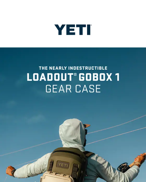 YETI product launch email: Meet The Loadout® GoBox 1