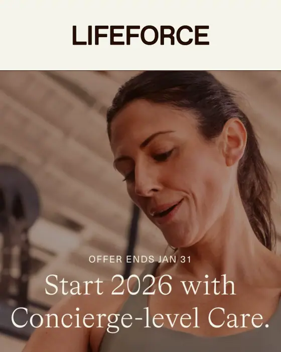 Lifeforce promotional email