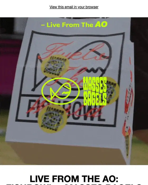 FISHBOWL promotional email