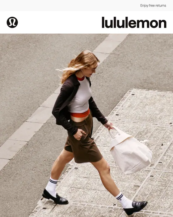 lululemon promotional email