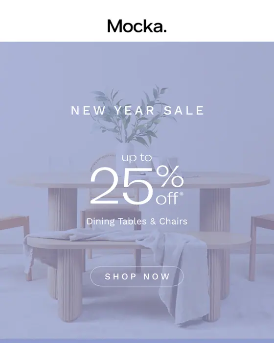 Mocka sale email