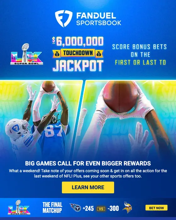 FanDuel Sportsbook promotional email
