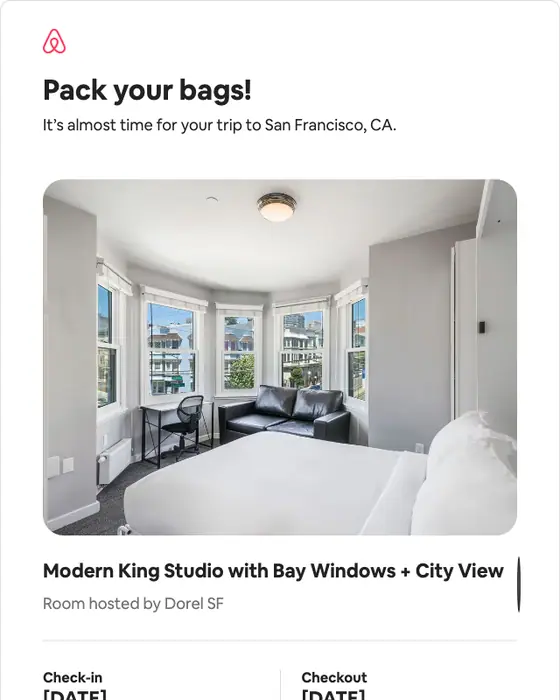 Airbnb email