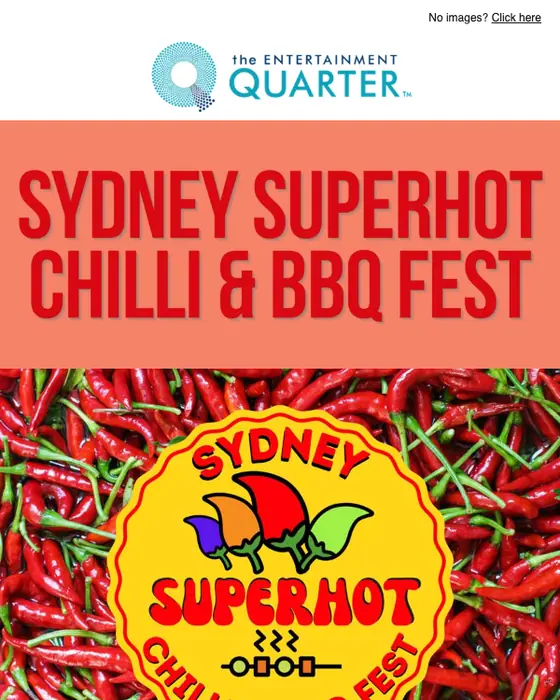 The Entertainment Quarter event invite email