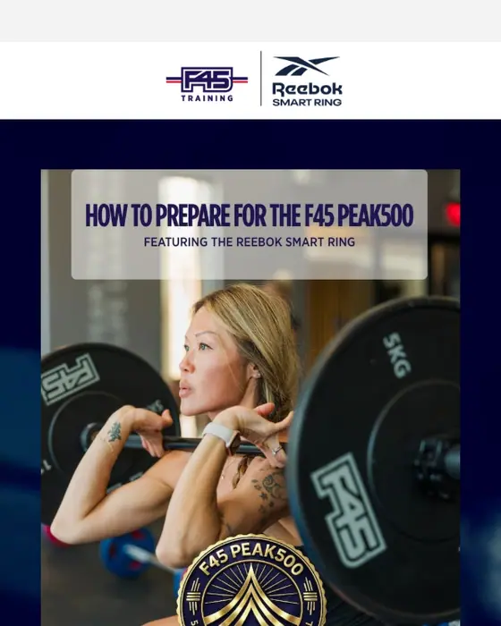 F45 Training promotional email