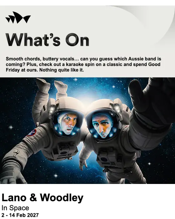 Sydney Opera House newsletter email