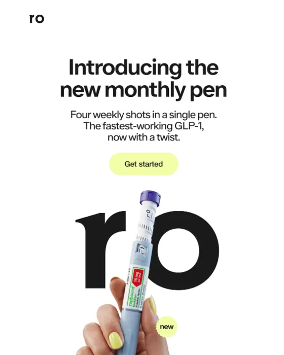 Ro product launch email