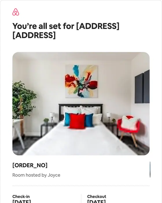 Airbnb email