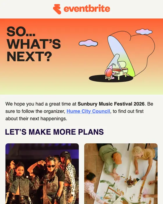 Eventbrite re engagement email