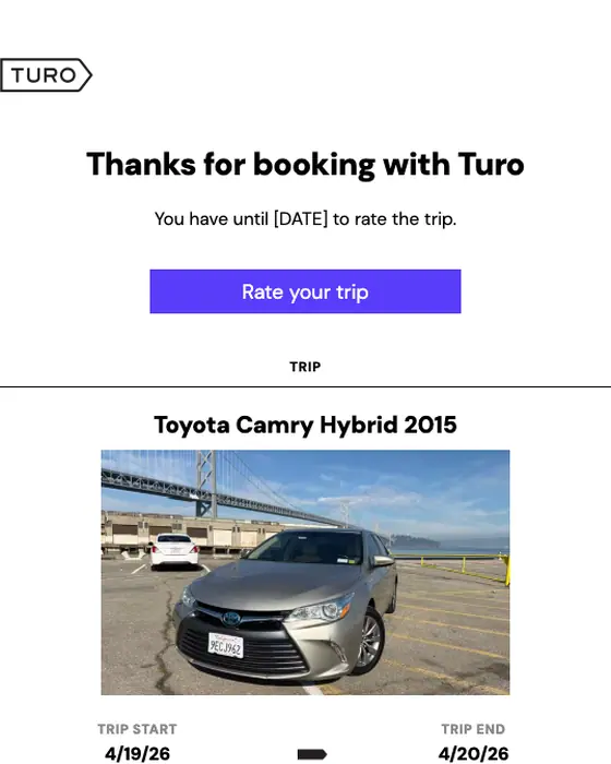 Turo email
