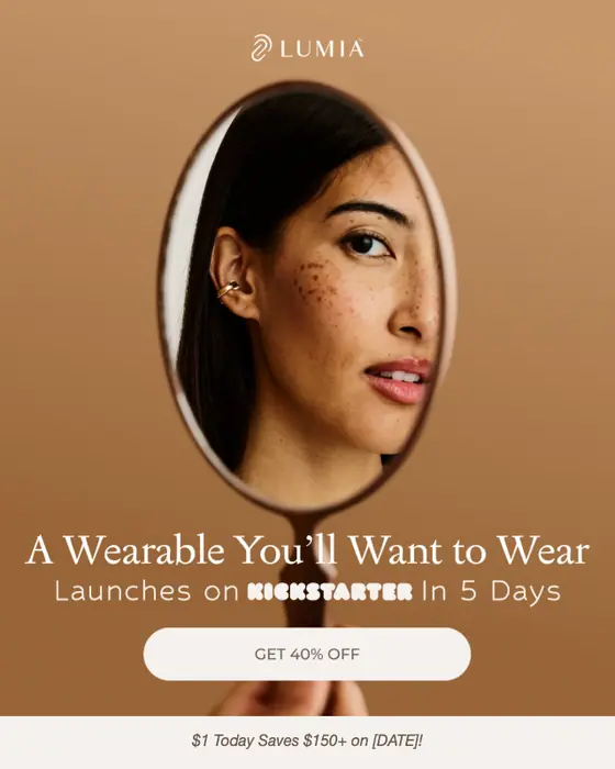Lumia Health product launch email