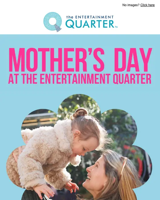The Entertainment Quarter seasonal email