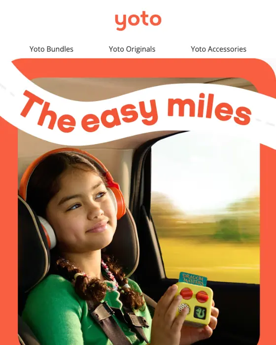 Yoto promotional email