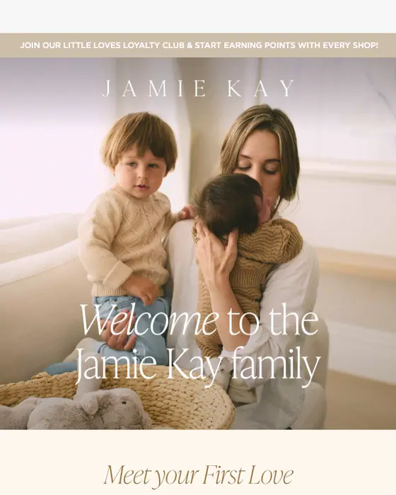 Jamie Kay AU welcome email