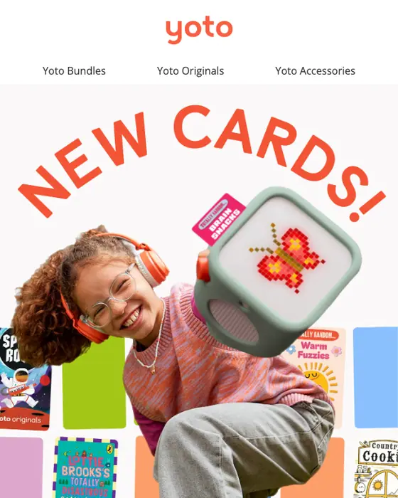 Yoto product launch email