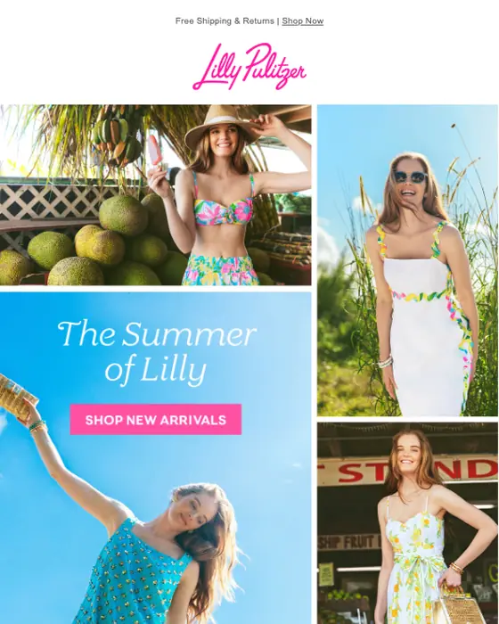 Lilly Pulitzer email