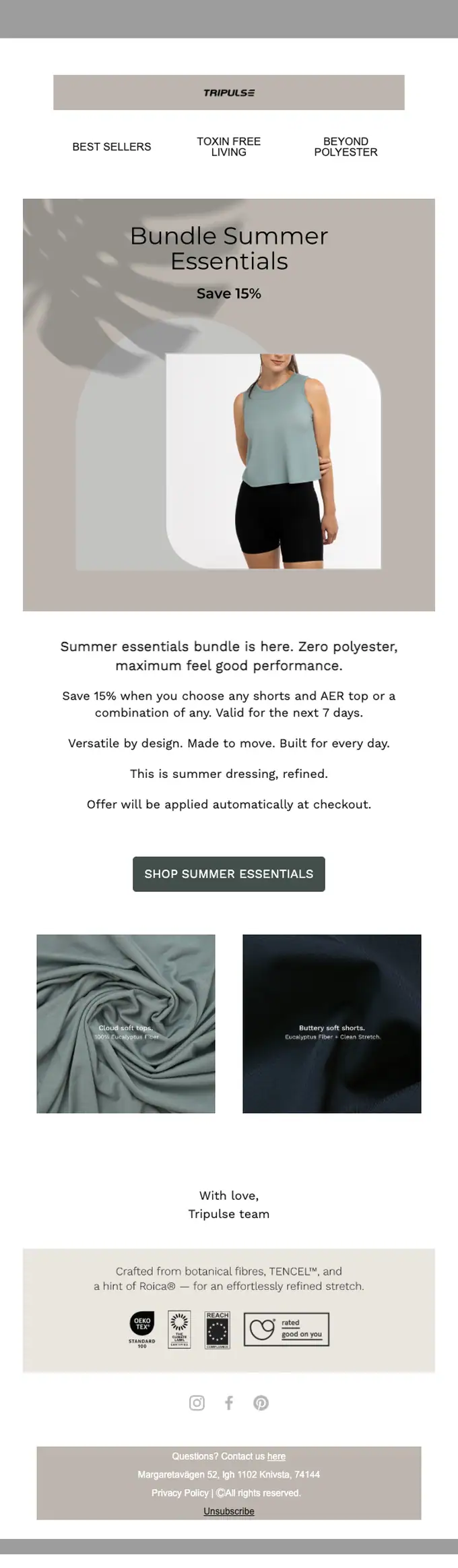Tripulse seasonal email, full length