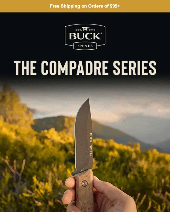 Buck Knives promotional email