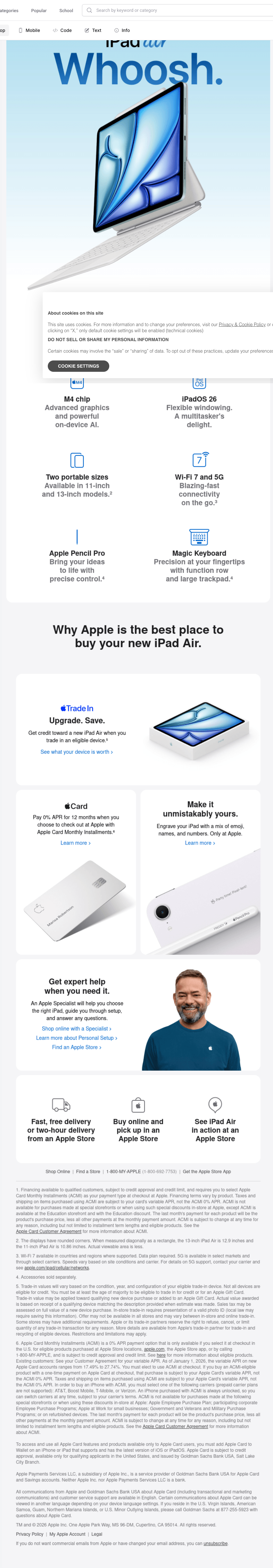 Apple email design