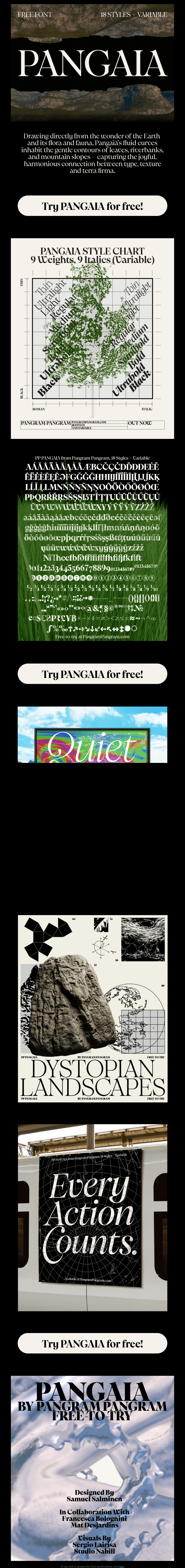 Pangaia email design